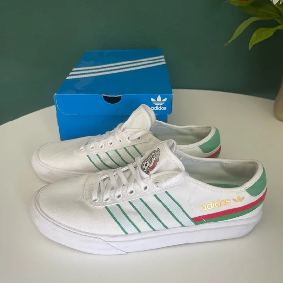 adidas gazelle silver green womens Adidas Mens Delpala Sneakers White/Black